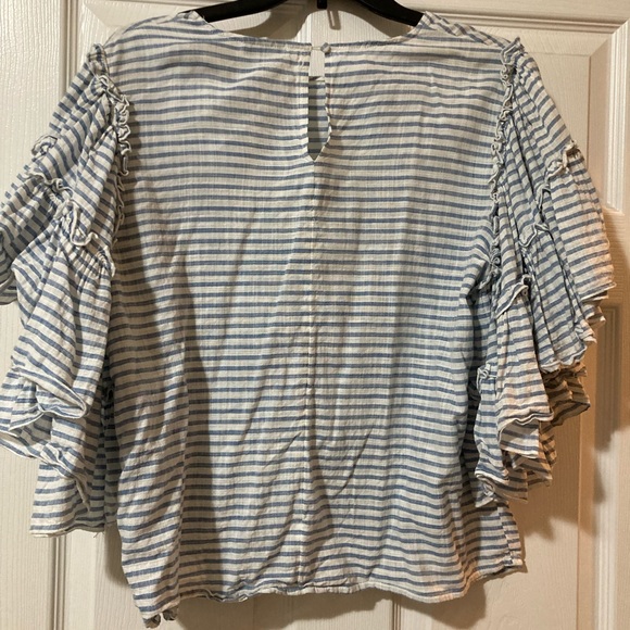 🔶Bundle 3 for 25🔶 Ruffled Sleeve Blouse - Picture 4 of 7